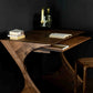 Interior arrangement with the Cervin desk with beautiful hourglass-shaped legs in solid walnut wood