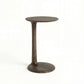 ETAUDORE Albula Side Table in Solid Oak Wood in Graphite Finish