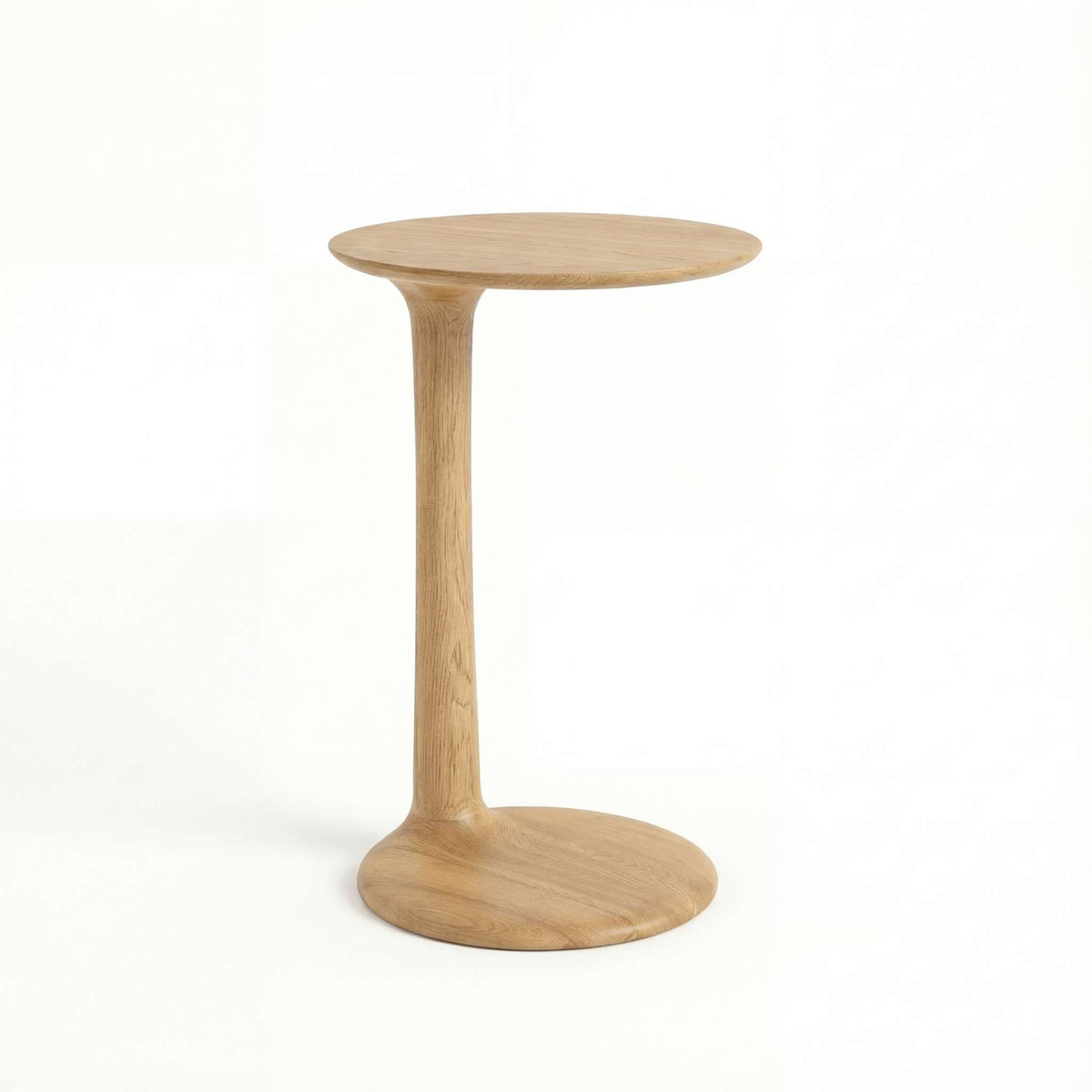 ETAUDORE Albula Side Table in Solid Oak Wood in Natural Finish