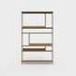 ÉTAUDORÉ Floks 01 powder coated steel bookcase in desert palm color