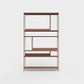 ÉTAUDORÉ Floks 01 powder coated steel bookcase in terracotta color