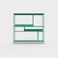 Avocado green ÉTAUDORÉ DESIVA shelving unit made from highest quality powder coated steel