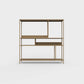 Desert palm brown ÉTAUDORÉ DESIVA shelving unit made from highest quality powder coated steel
