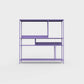 Iris violet ÉTAUDORÉ DESIVA shelving unit made from highest quality powder coated steel