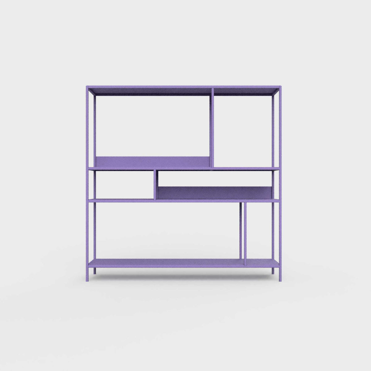 Iris violet ÉTAUDORÉ DESIVA shelving unit made from highest quality powder coated steel