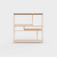 Pastel salmon ÉTAUDORÉ DESIVA shelving unit made from highest quality powder coated steel