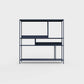 Prussian blue ÉTAUDORÉ DESIVA shelving unit made from highest quality powder coated steel