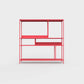 Raspberry pink ÉTAUDORÉ DESIVA shelving unit made from highest quality powder coated steel