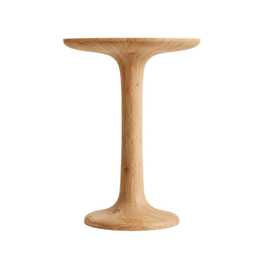 ETAUDORE Lianna accent table in solid oak wood