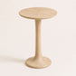 ETAUDORE Lianna Side Table in Solid Oak Wood - Raw Finish