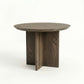 ETAUDORE Otemma Solid Oak Wood Coffee Table in Graphite Finish