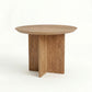 ETAUDORE Otemma Solid Oak Wood Coffee Table in Medium Finish