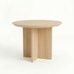 ETAUDORE Otemma Solid Oak Wood Coffee Table in Raw Finish