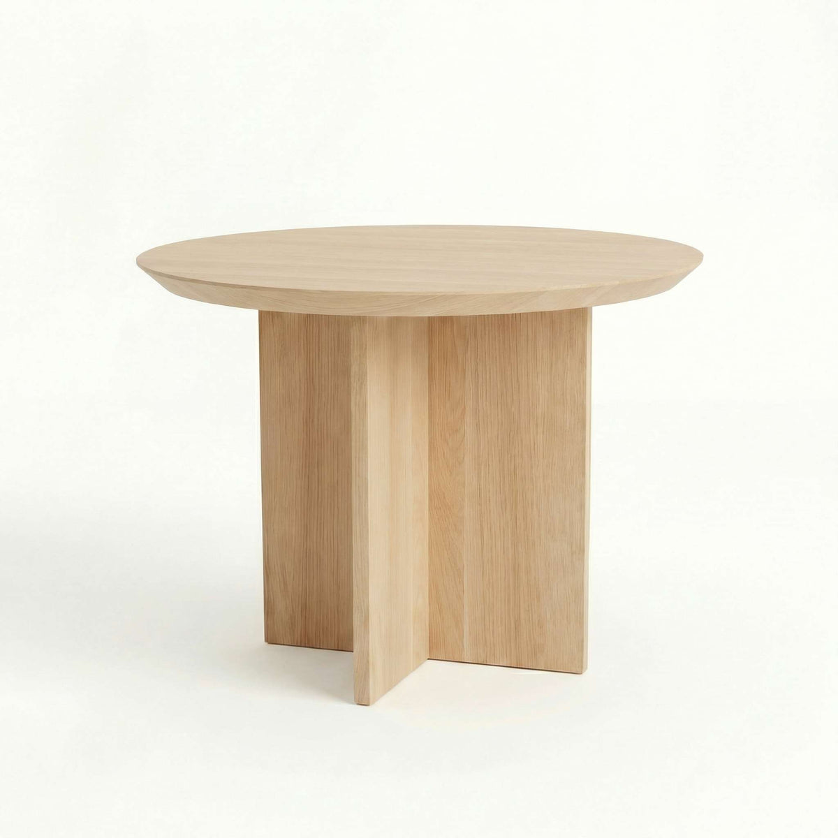 ETAUDORE Otemma Solid Oak Wood Coffee Table in Raw Finish