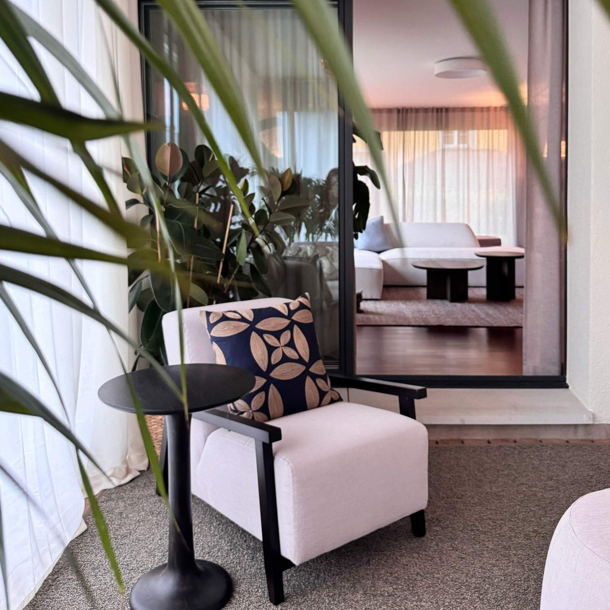 Reuss Armchair in the ÉTAUDORÉ Winter Garden Showroom