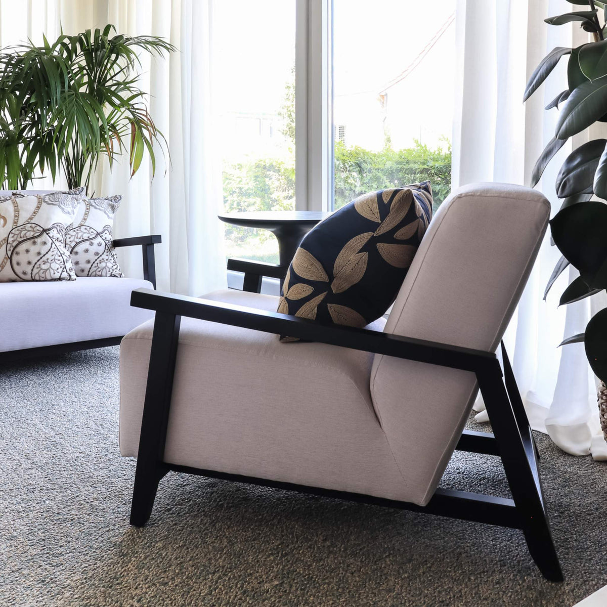 Reuss Armchair in the ÉTAUDORÉ Winter Garden Showroom