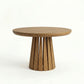 ÉTAUDORÉ Rigi extendable round table in dark finish