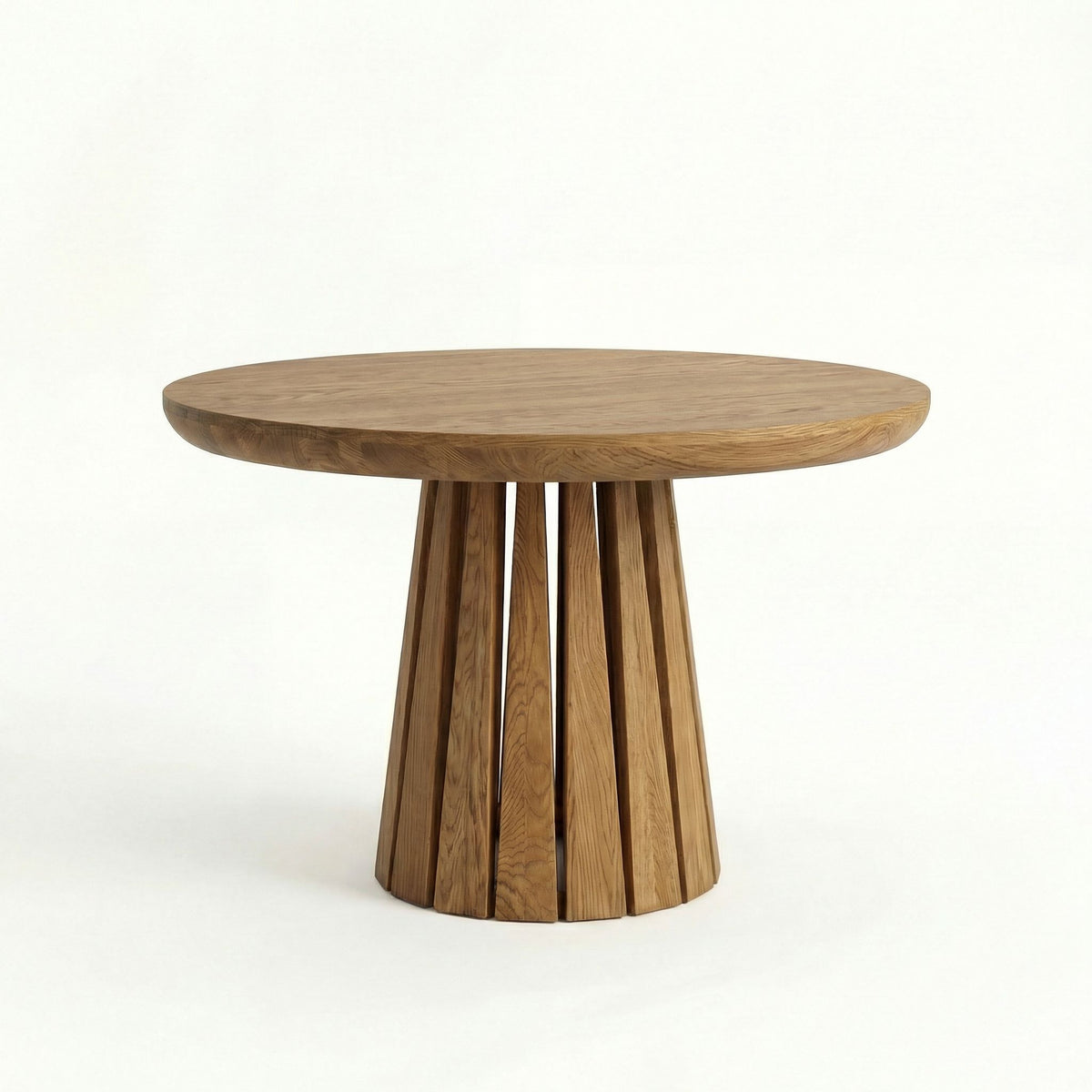 ÉTAUDORÉ Rigi extendable round table in dark finish