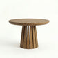 ÉTAUDORÉ Rigi extendable round table in smoky finish