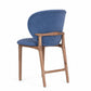 ETAUDORE Uetliberg chair in the blue Favola 22 fabric