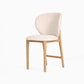 ETAUDORE Uetliberg chair, Mare 02 Fabric, Natural solid oak finish
