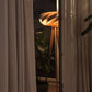 Cloud sculptural lamp in a living room interior, blending art and light