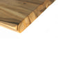 ÉTUADORÉ Julier dining table in solid oak wood and powder coated steel - tabletop detail