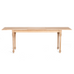 Titlis Extendable Table in Solid Oak