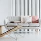 Vélan Coffee Table in Solid Oak and Steel